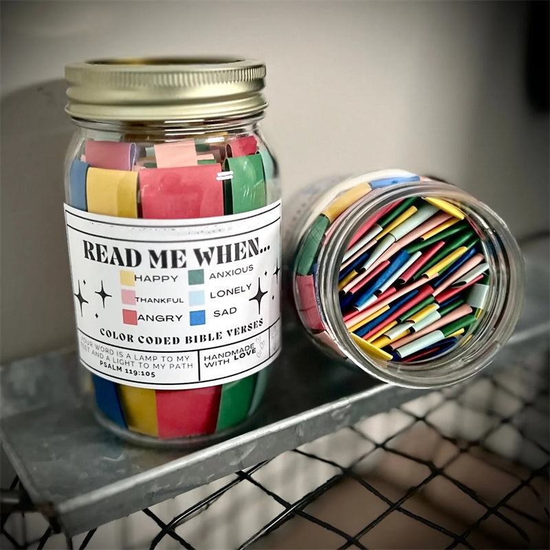 Handmade Bible Verse Jar