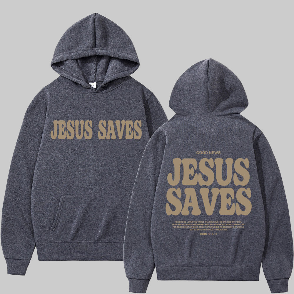 Jesus Saves Streetwear Hoodie (Unisex)