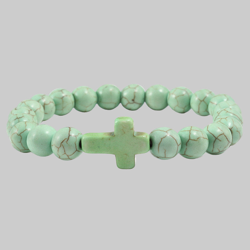 Jesus Faith Bracelets – Colorful Stone & Bead Collection (Unisex)