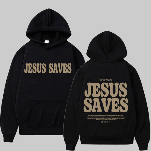 Jesus Saves Streetwear Hoodie (Unisex)