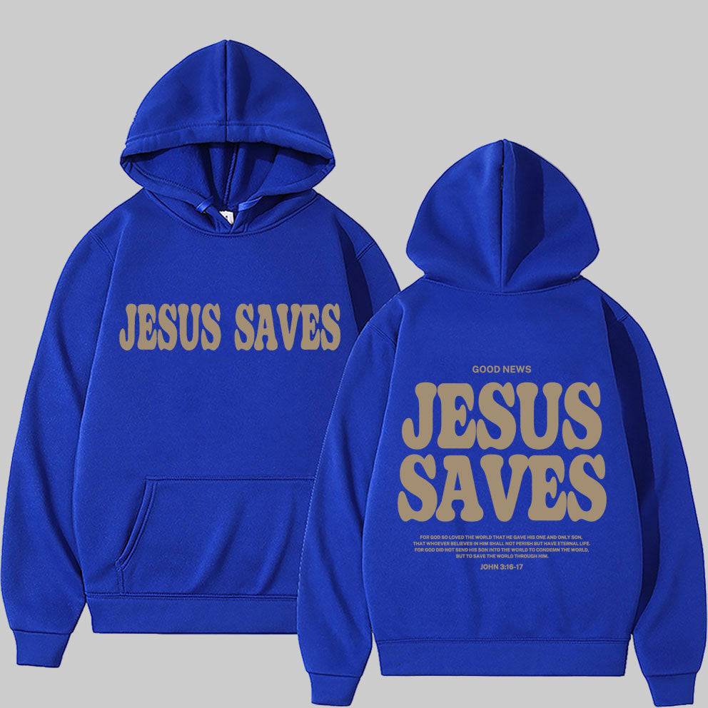 Jesus Saves Streetwear Hoodie (Unisex)