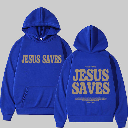 Jesus Saves Streetwear Hoodie (Unisex)