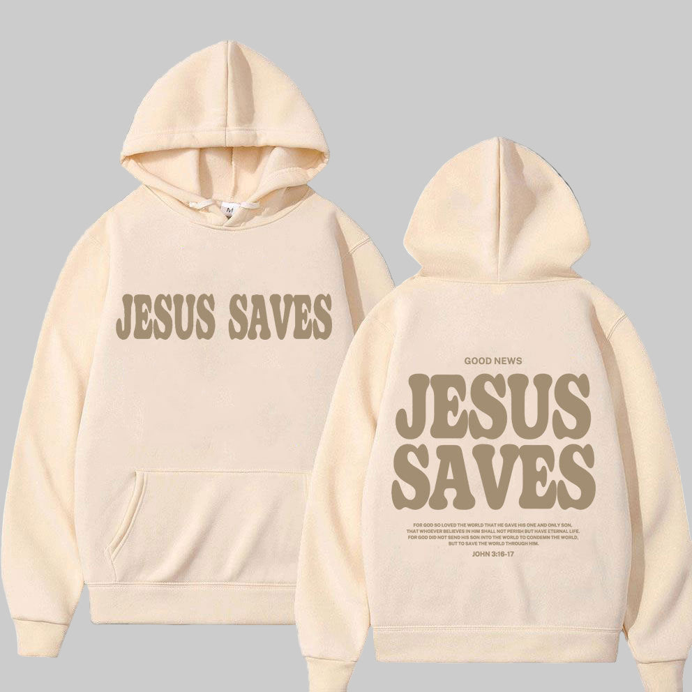 Jesus Saves Streetwear Hoodie (Unisex)