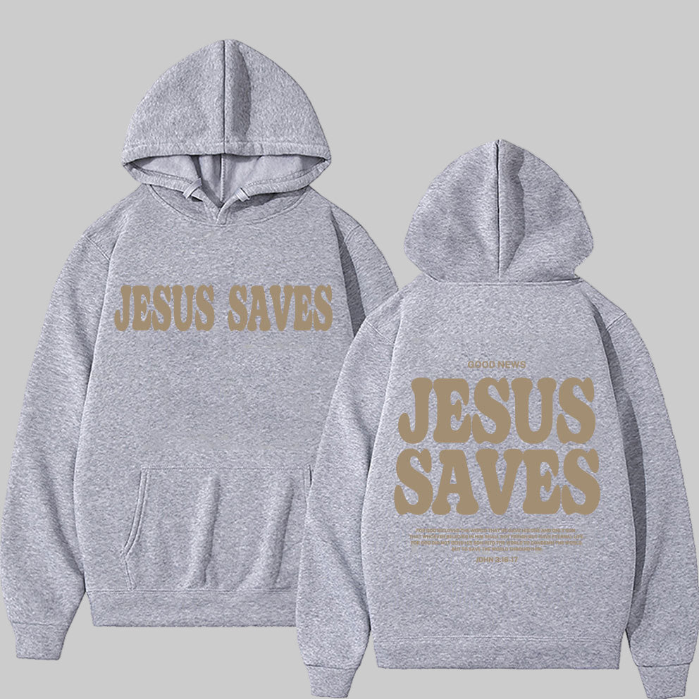 Jesus Saves Streetwear Hoodie (Unisex)