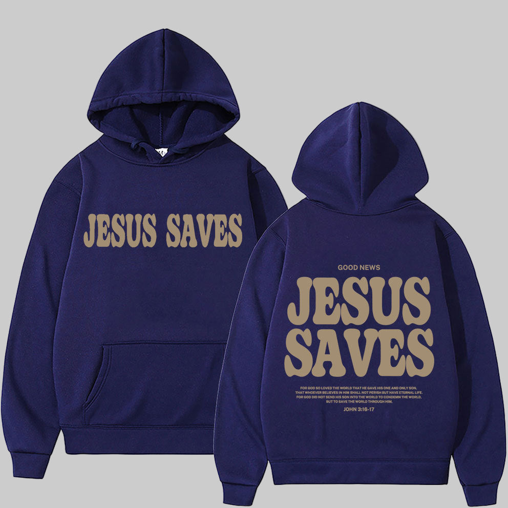 Jesus Saves Streetwear Hoodie (Unisex)