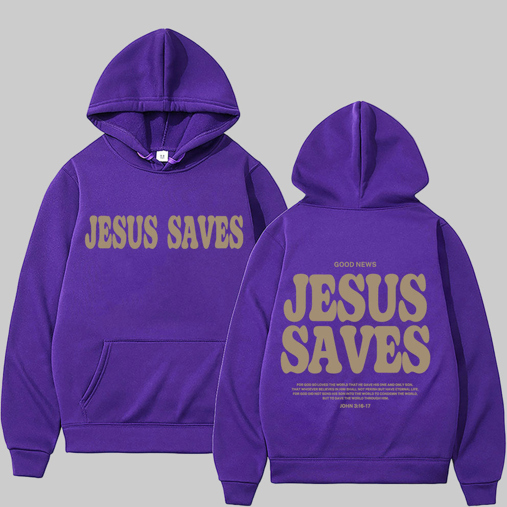 Jesus Saves Streetwear Hoodie (Unisex)