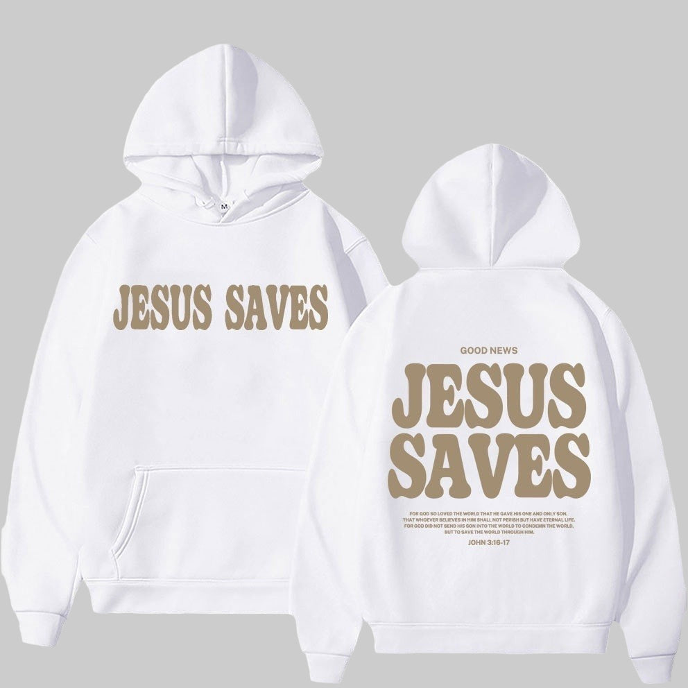 Jesus Saves Streetwear Hoodie (Unisex)