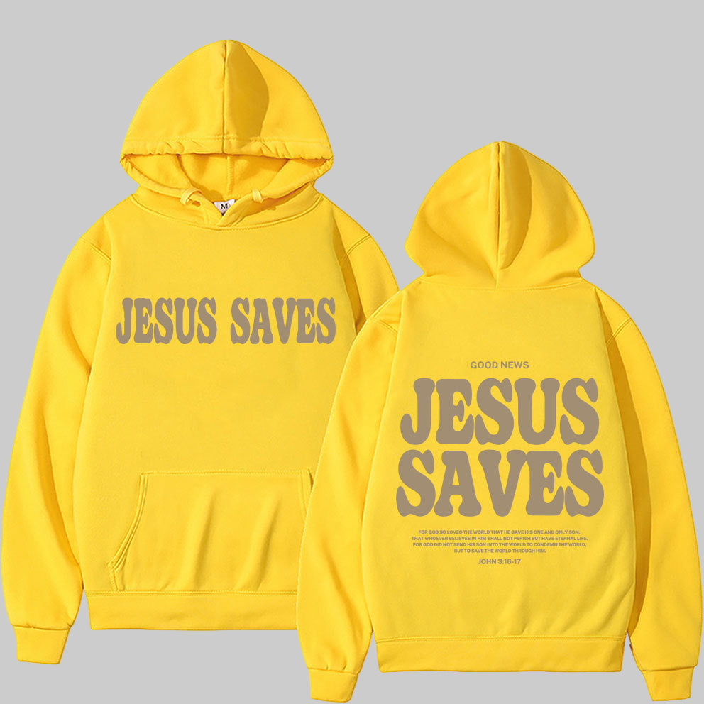 Jesus Saves Streetwear Hoodie (Unisex)